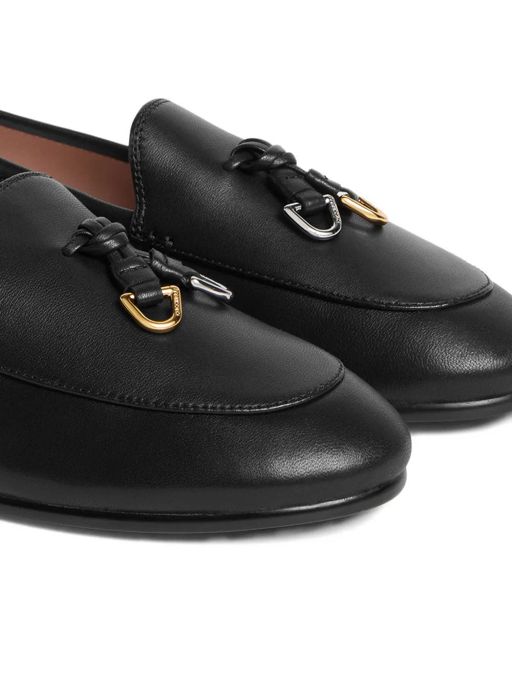 Coccinelle Loop leren loafers Zwart