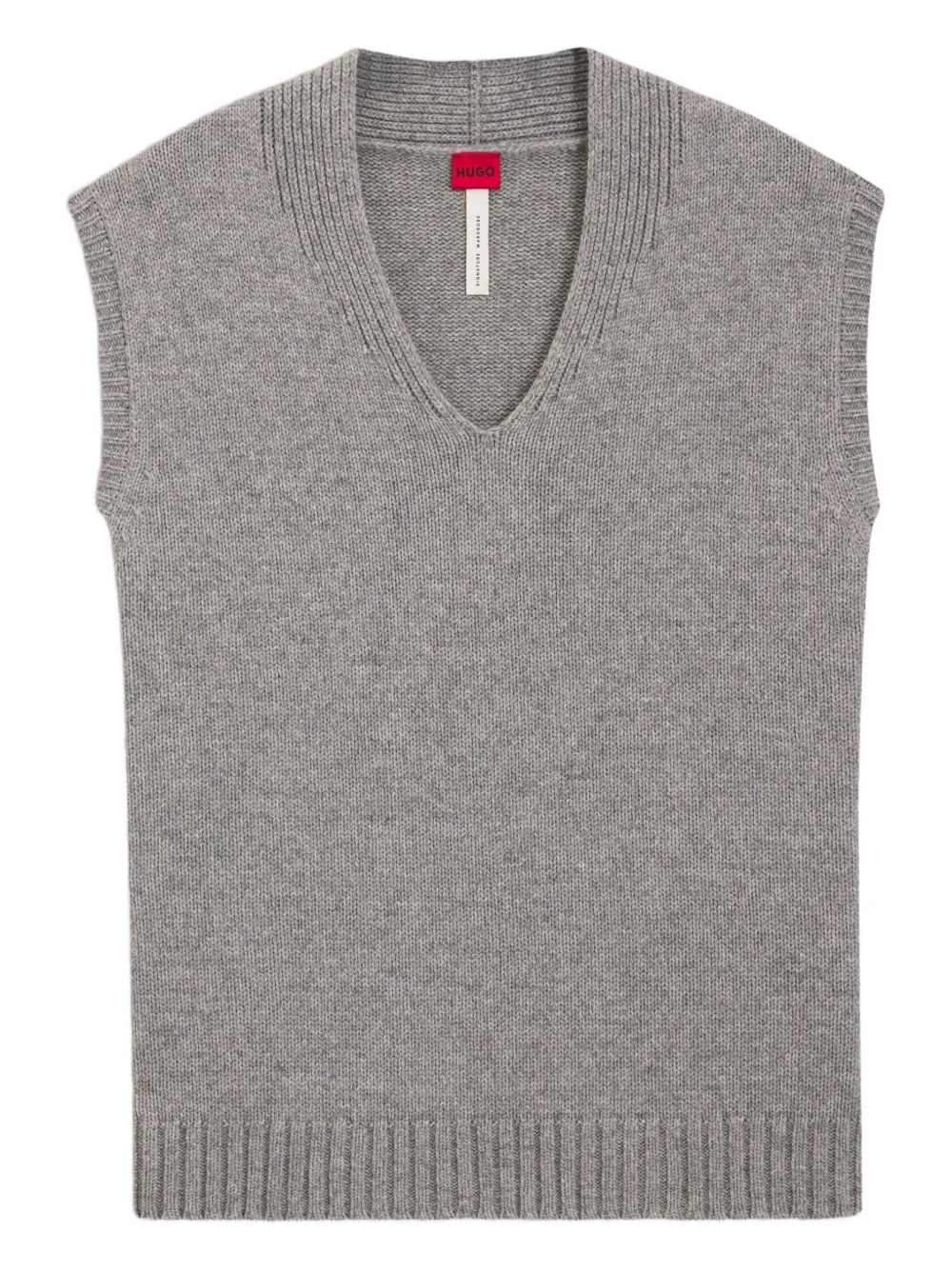 HUGO V-neck vest - Grigio