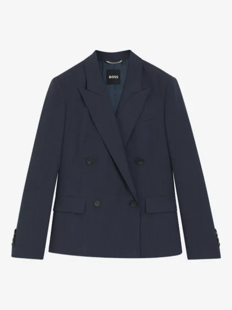 BOSS blazer con doble botonadura