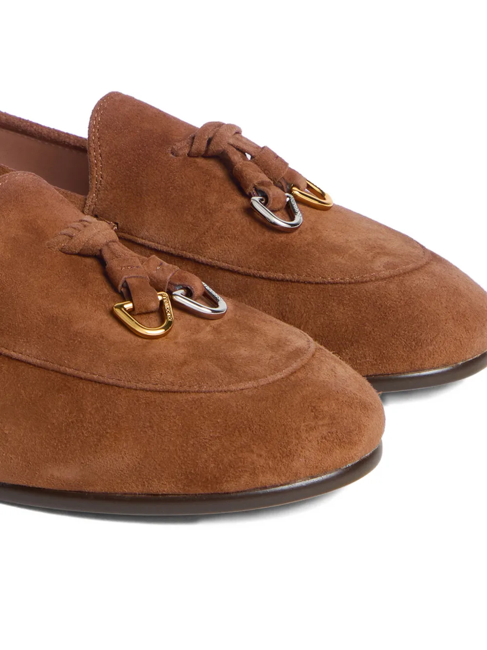 Coccinelle Loafers met kwastjes Bruin