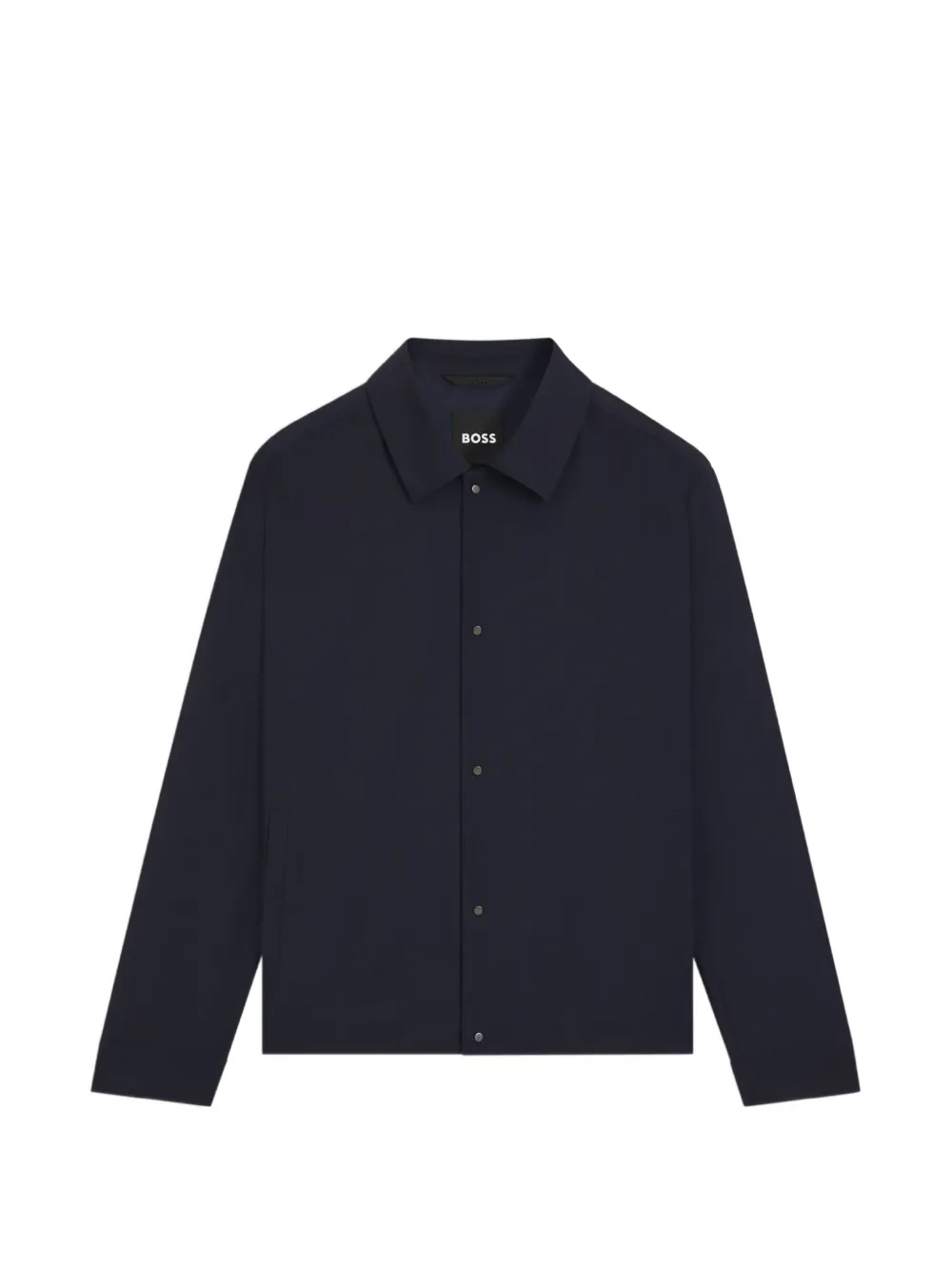 BOSS buttoned long-sleeve shirt - Blue