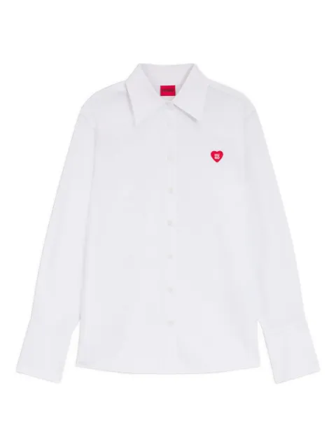 HUGO heart buttoned shirt