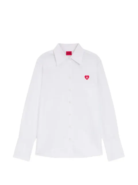 HUGO heart buttoned shirt