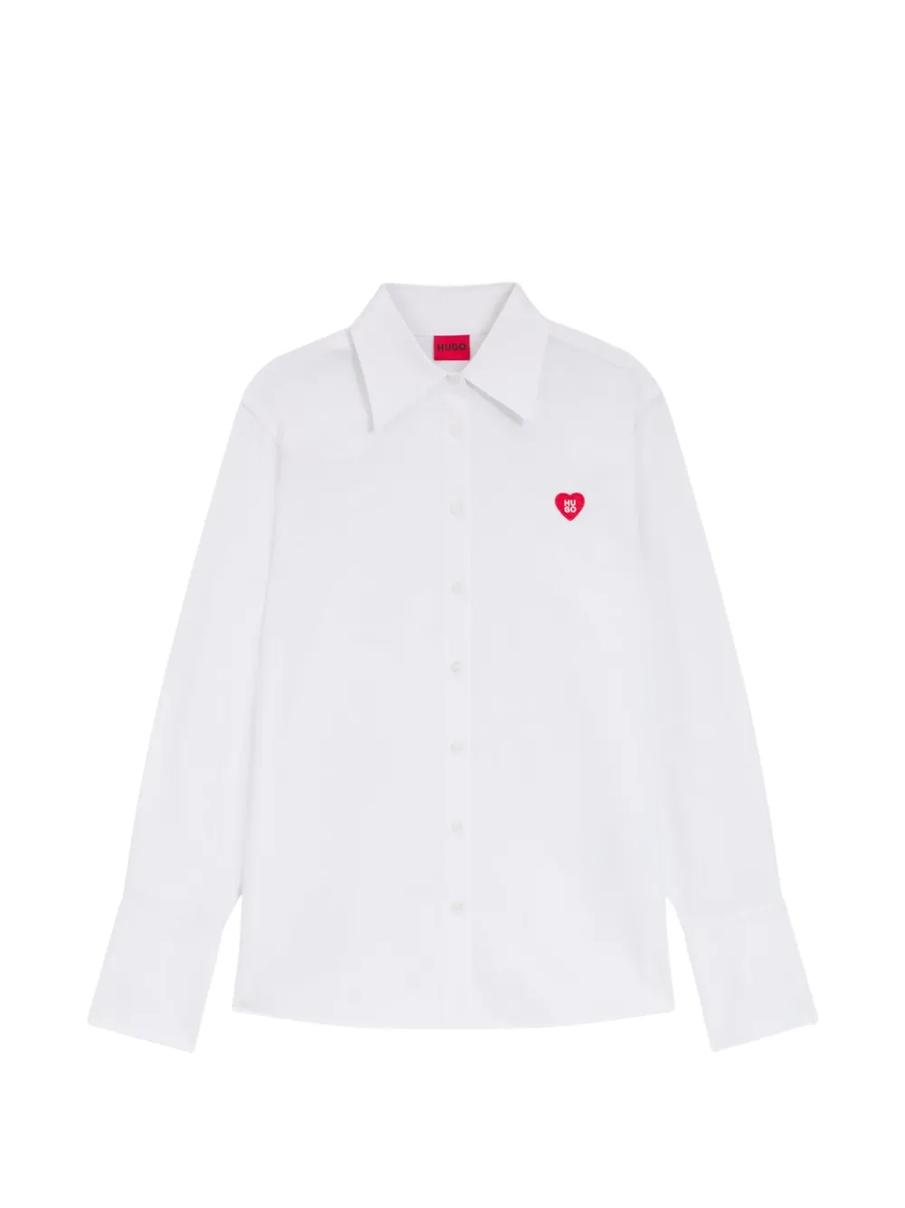 HUGO relaxed-fit blouse with heart logo