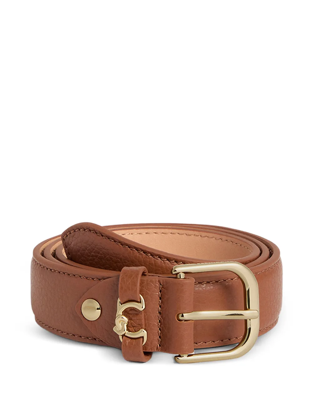 Coccinelle buckle-fastening belt - Marrone