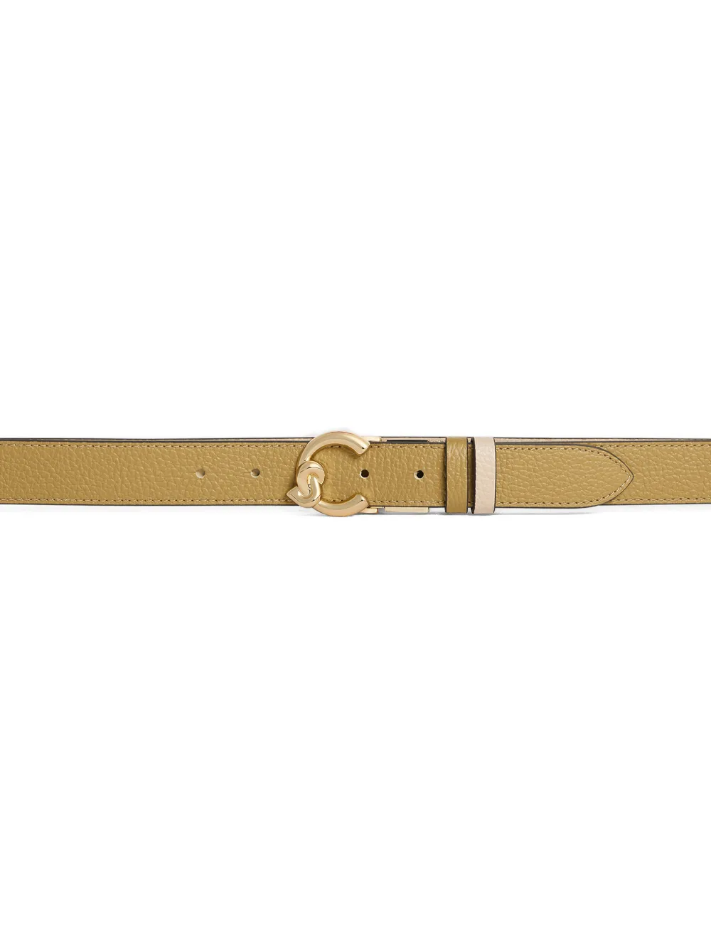 Coccinelle C-Me signature-logo belt - Beige