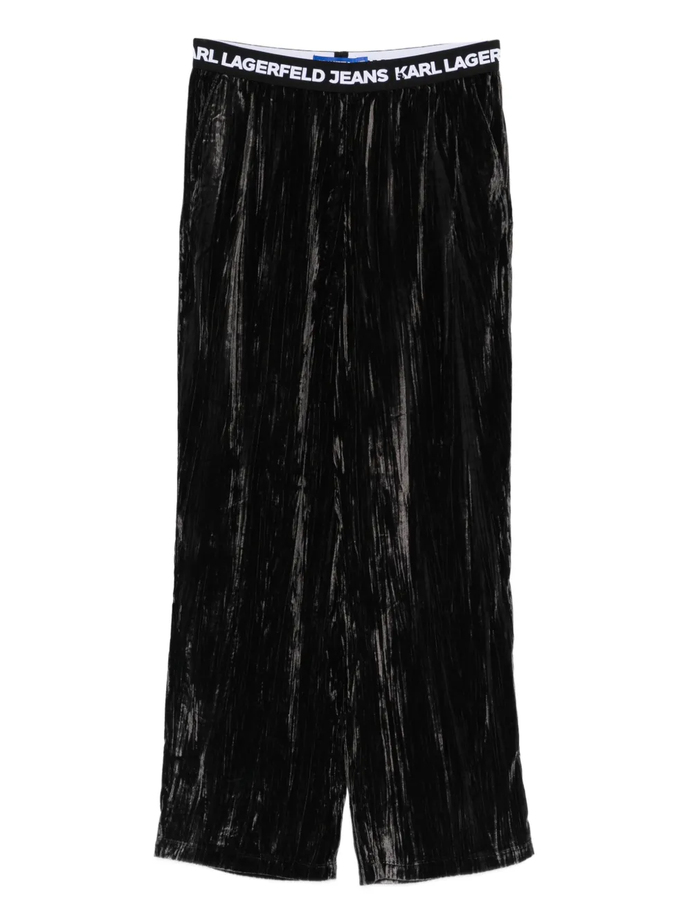 Karl Lagerfeld Jeans velvet trousers - Nero