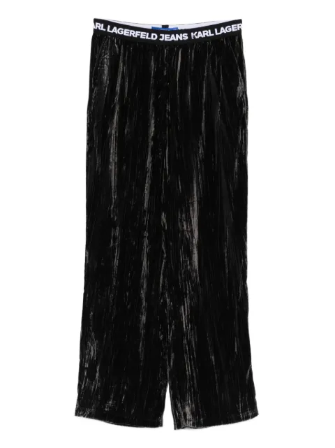 Karl Lagerfeld Jeans velvet trousers