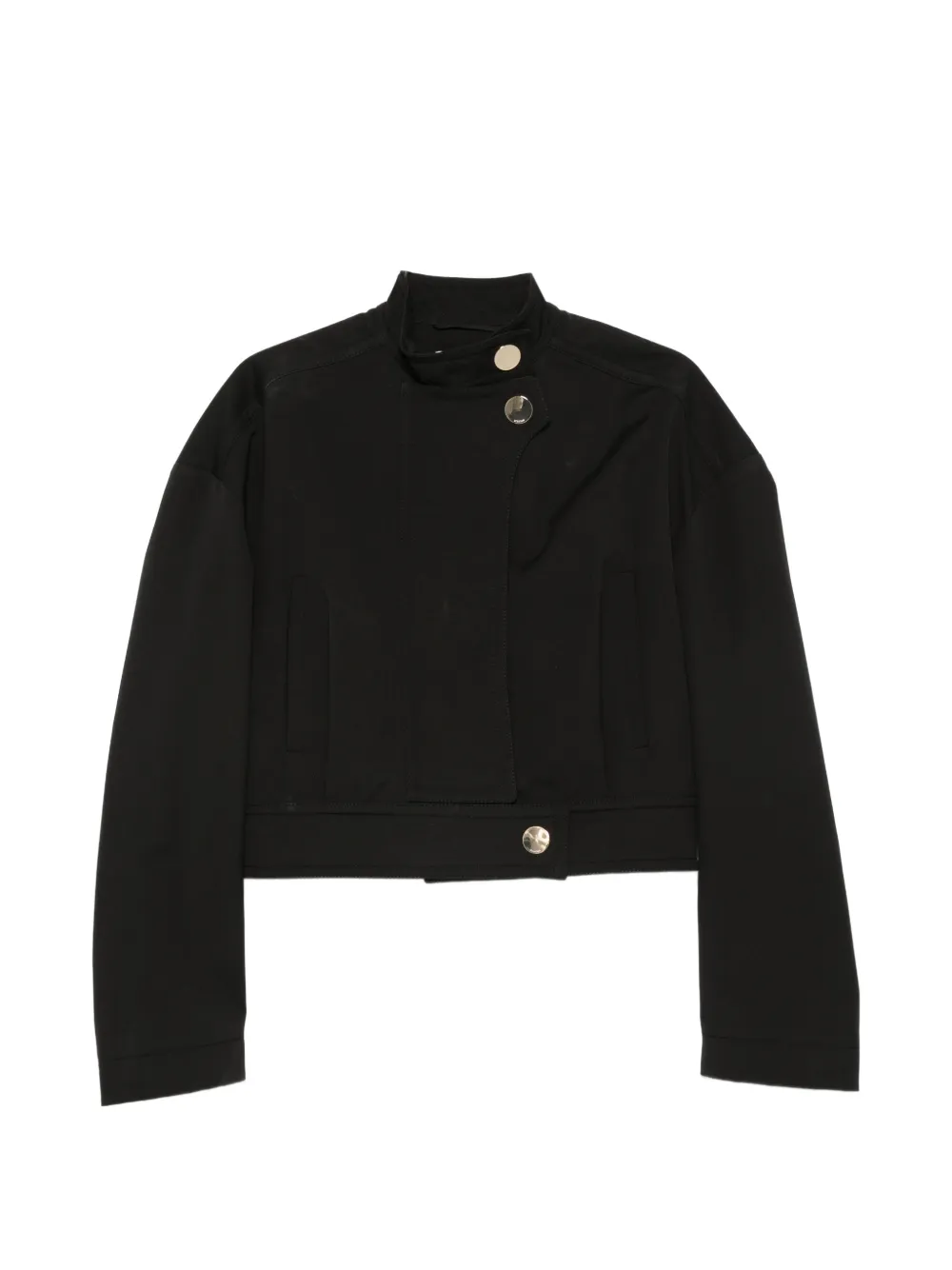 Sportmax cotton cropped jacket - Nero