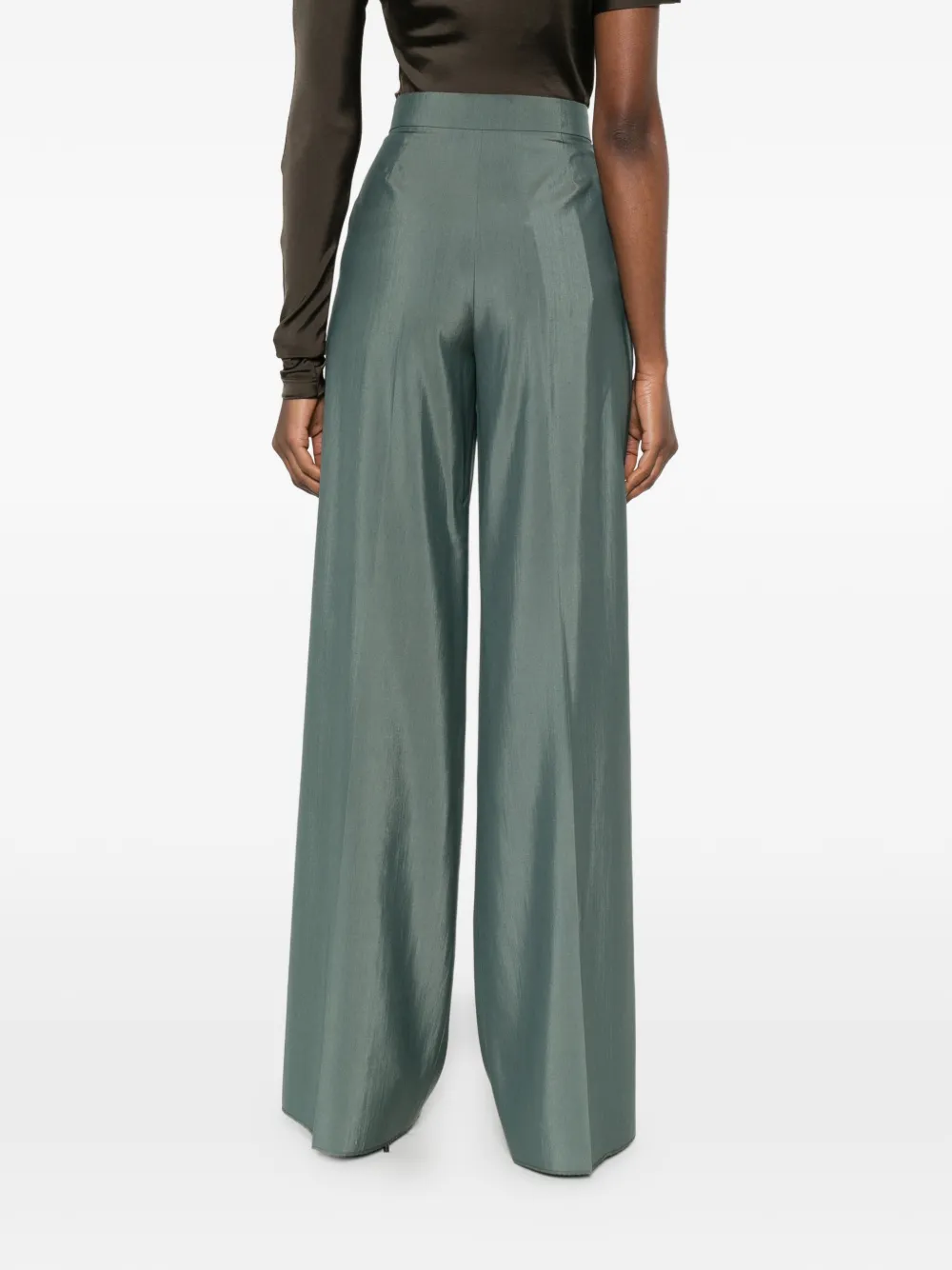 Max Mara Mxmgiallo broek met zak Groen