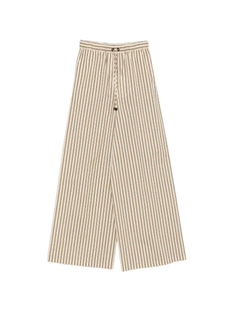 Max Mara Mxmordine striped wide leg trousers