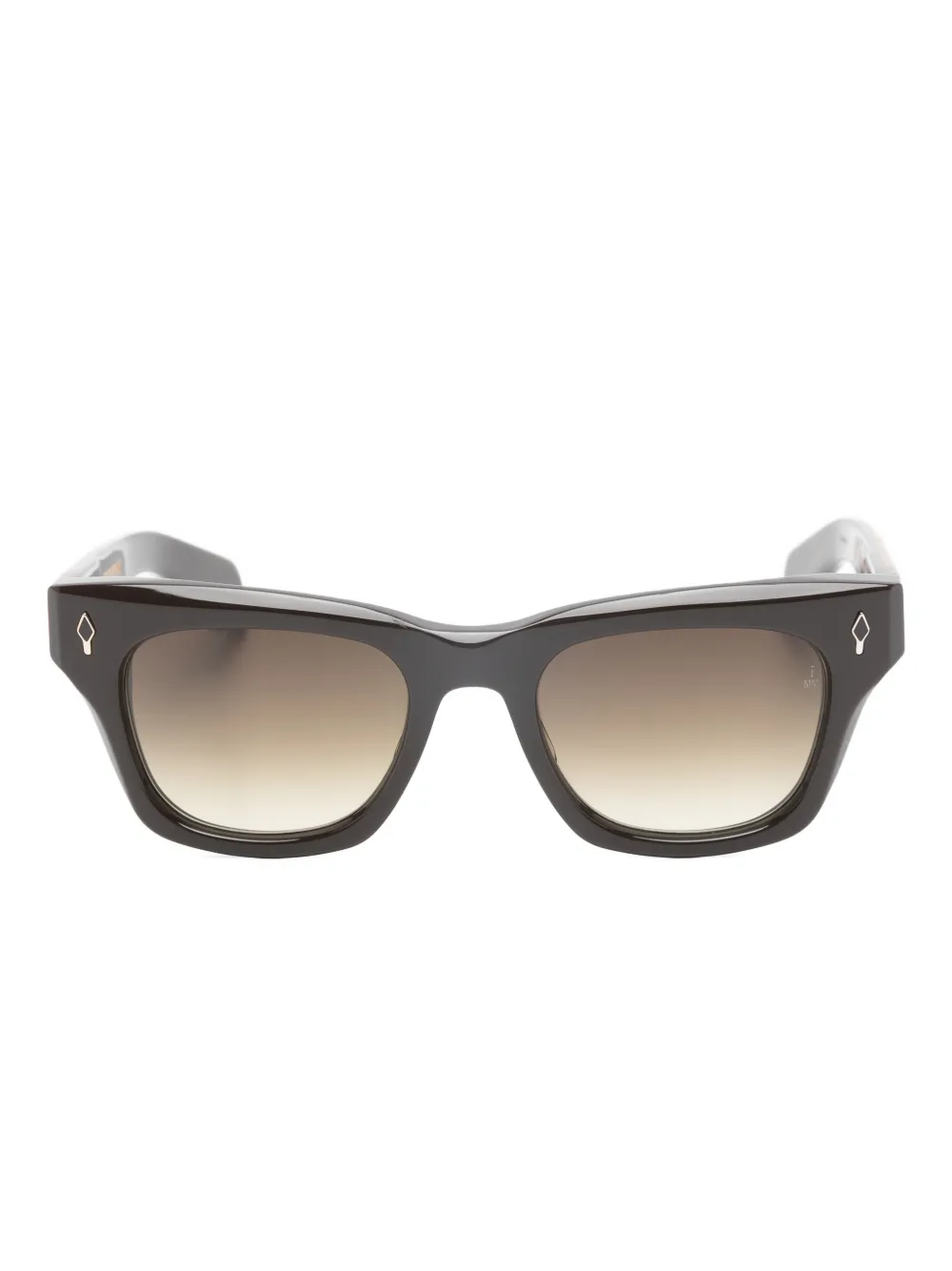 Jacques Marie Mage Occhiali da sole Dealan geometrici - Marrone