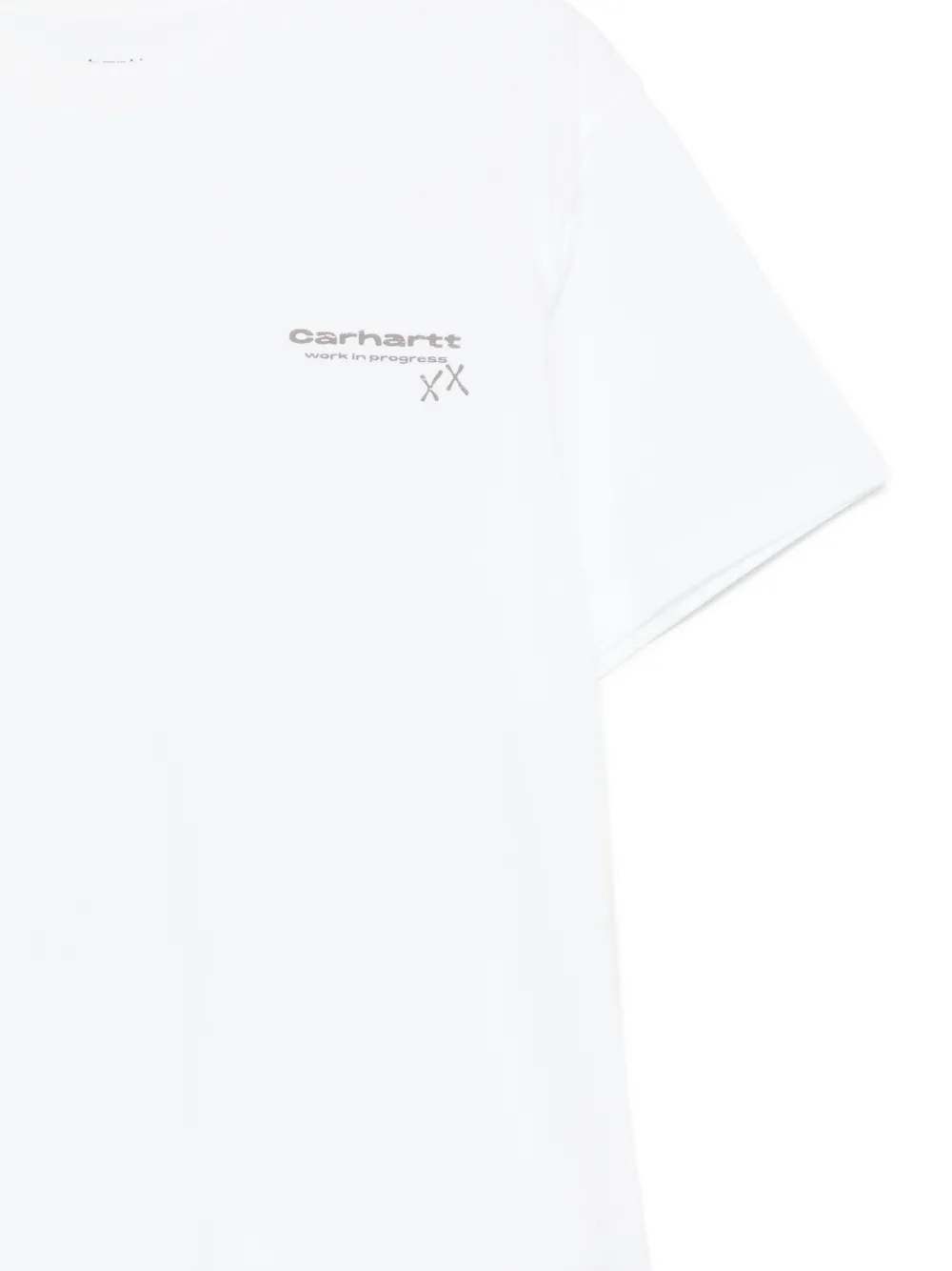 Carhartt WIP S S Garble T-shirt met print Wit