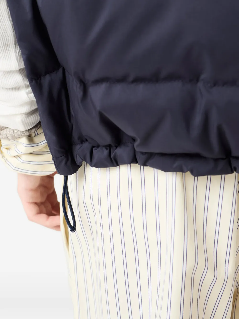 Miu Gilet met klepzak Blauw