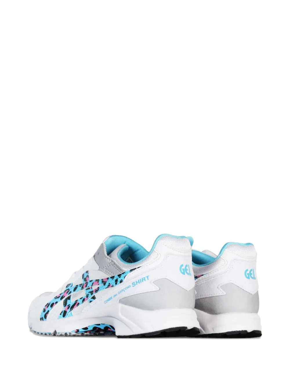 Comme Des Garçons Shirt Sneakers met luipaardprint Wit