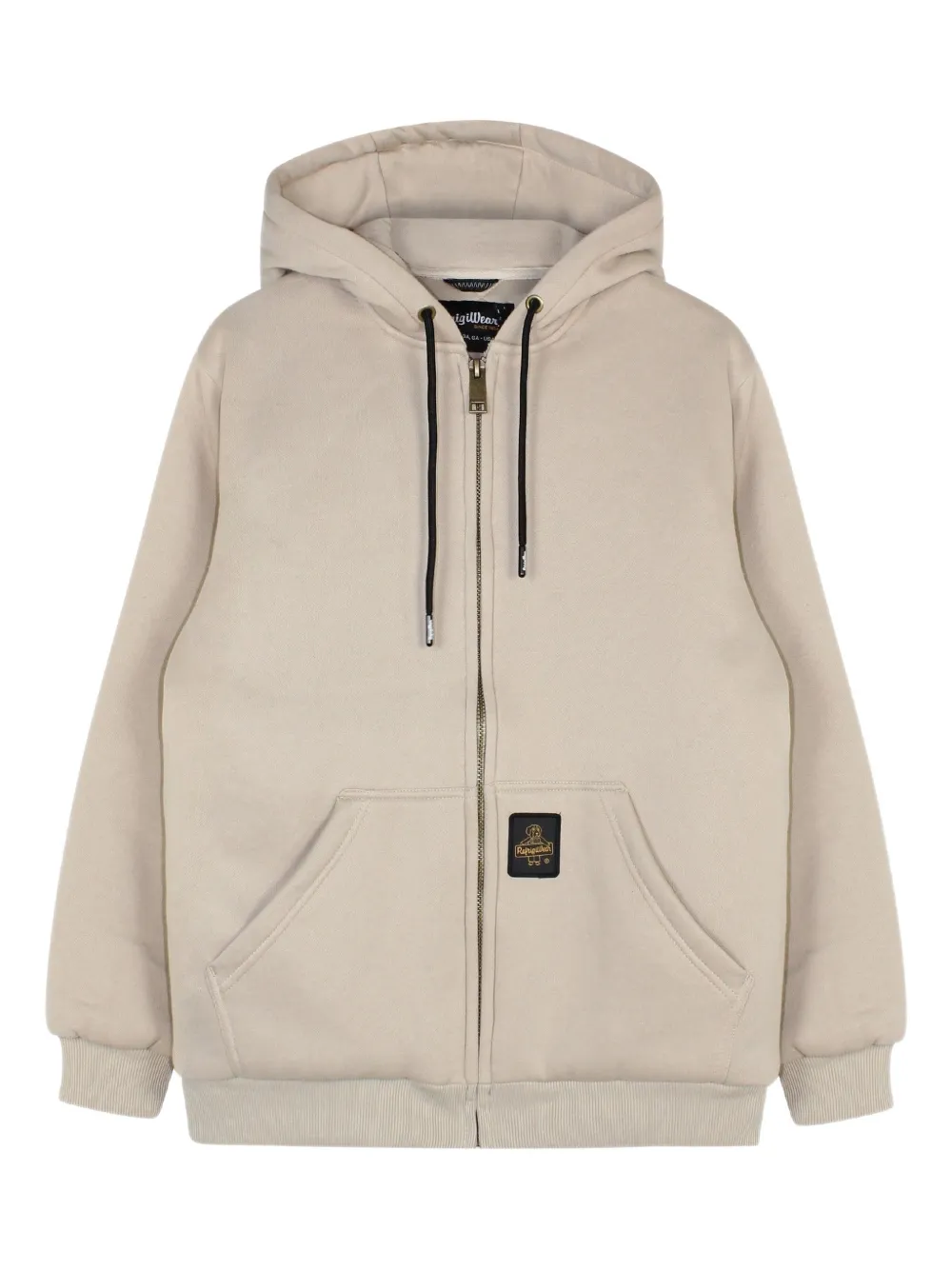Refrigiwear Astro Zip-up Hoodie In Brown