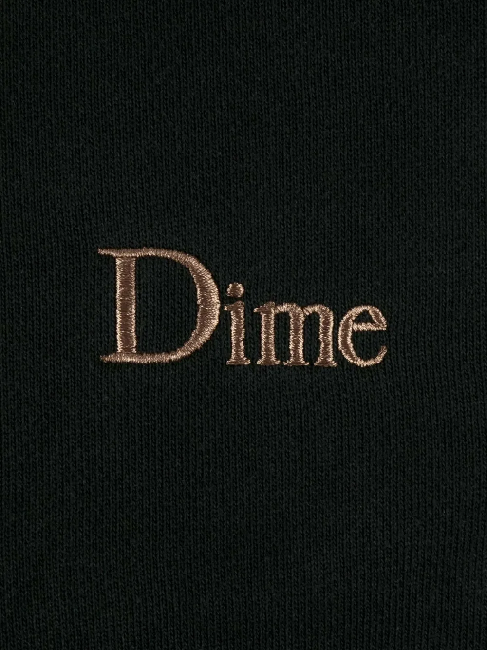  Dime Logo-embroidered Sweatshirt - Black 