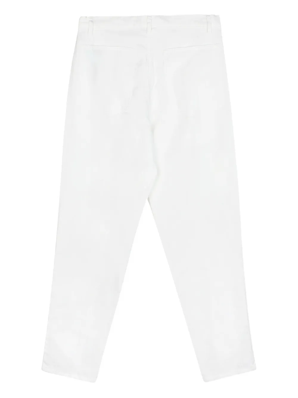 Comme Des Gar&ccedil;ons Shirt Geweven broek met ceintuur - Wit