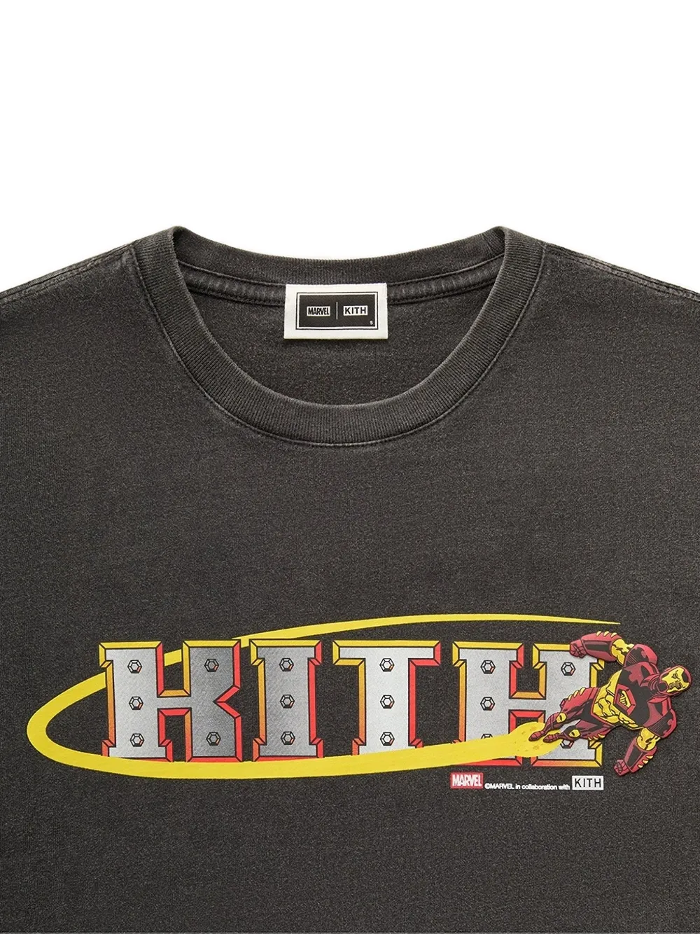 KITH x Marvel vs. Capcom Heroes vs. Street Fighter Vintage T-shirt - Grijs