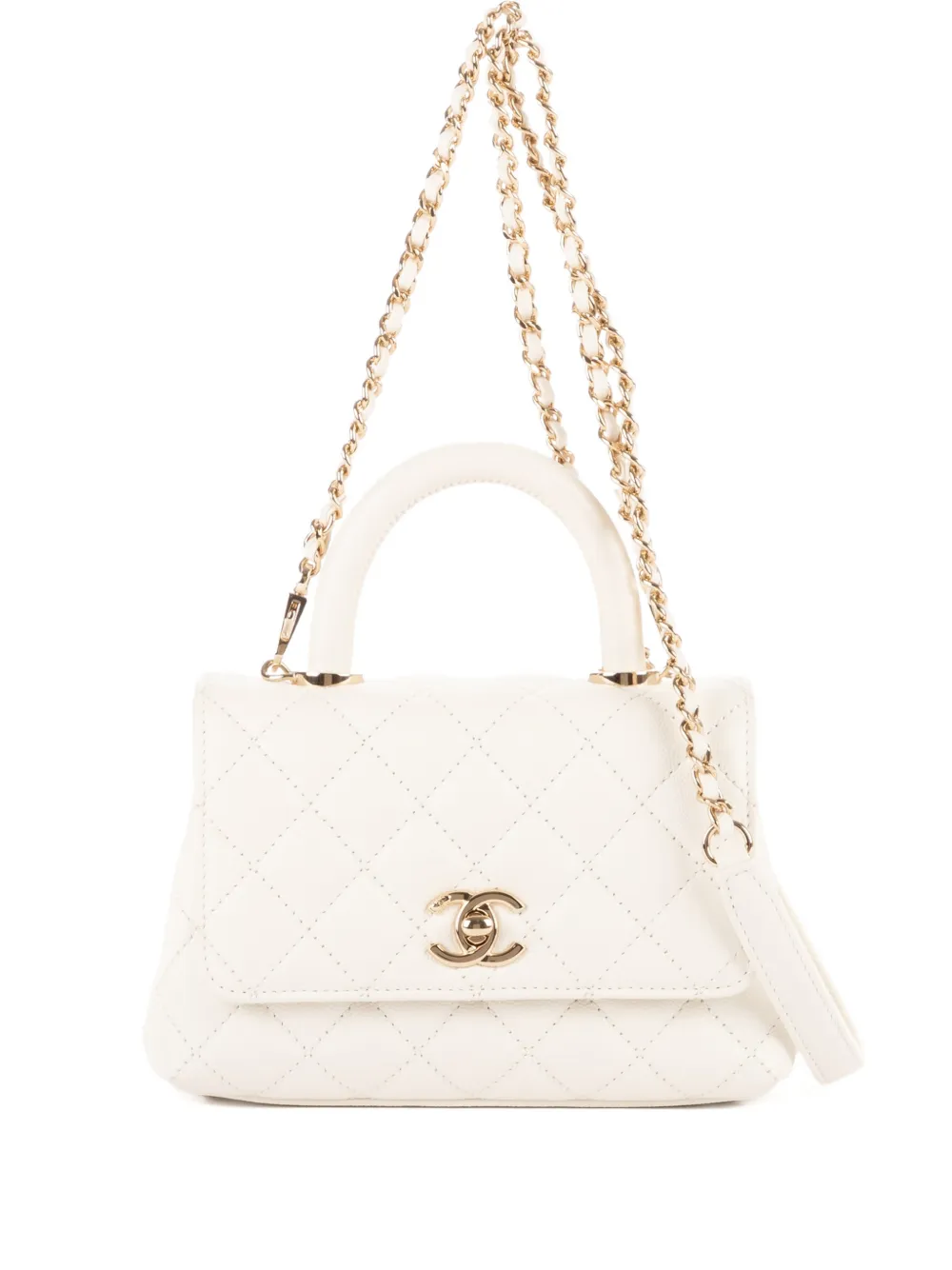 CHANEL Pre-Owned Borsa tote Timeless trapuntata - Bianco