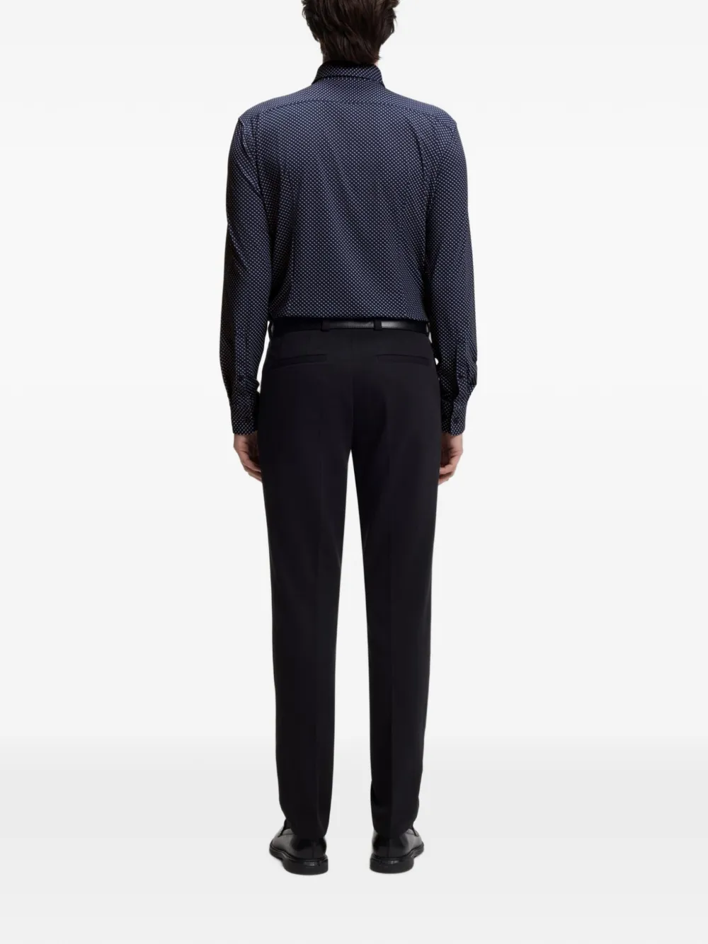 HUGO Kenno overhemd met geometrische print Blauw