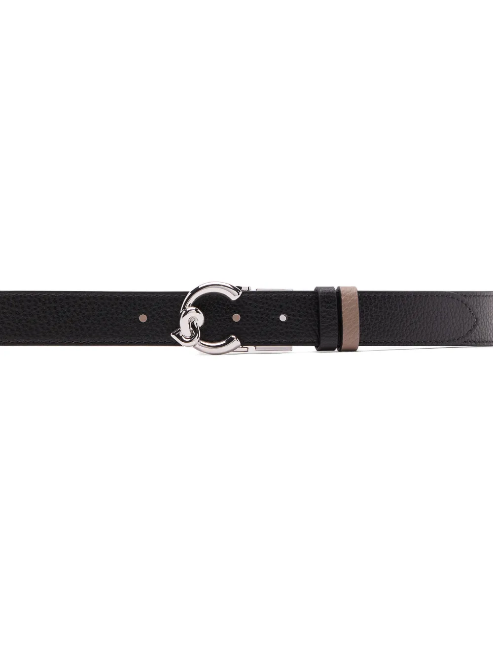 Coccinelle C-Me logo-buckle belt - Zwart