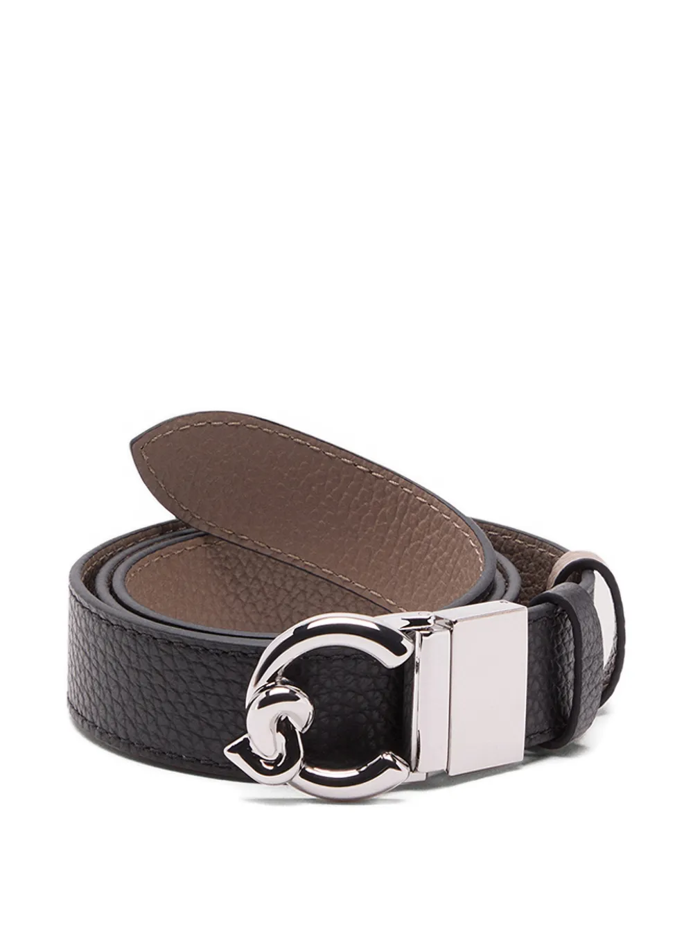 Coccinelle C-Me logo-buckle belt - Nero