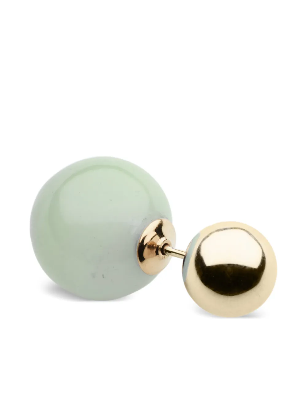  Luminous 27 Bolas Duo Aventurine Earring - Gold 