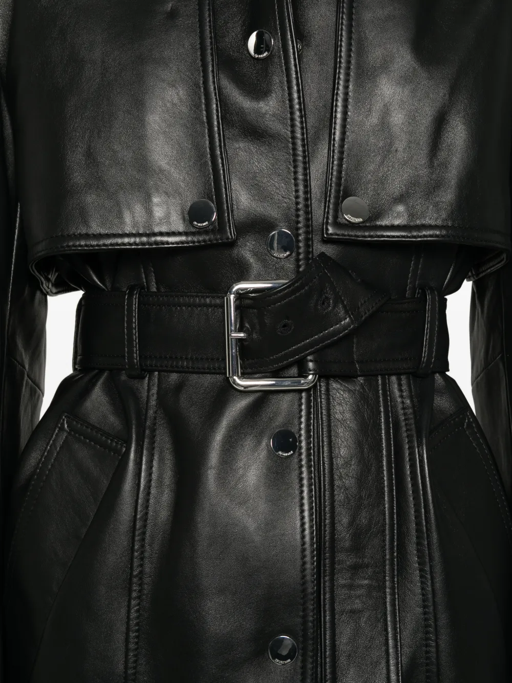 Sportmax Jas met riem Zwart