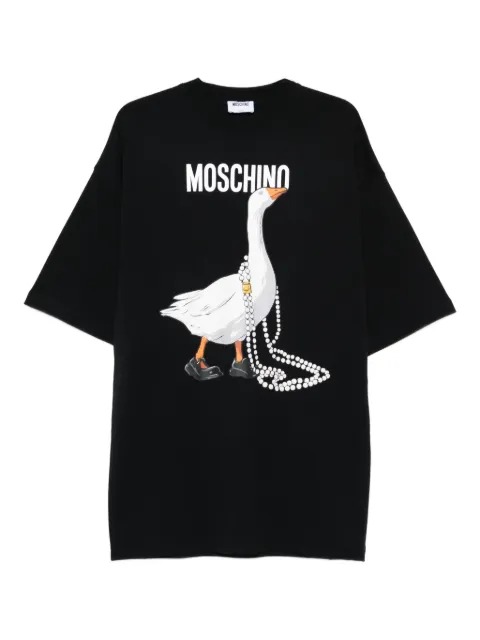 Moschino graphic-print mini dress
