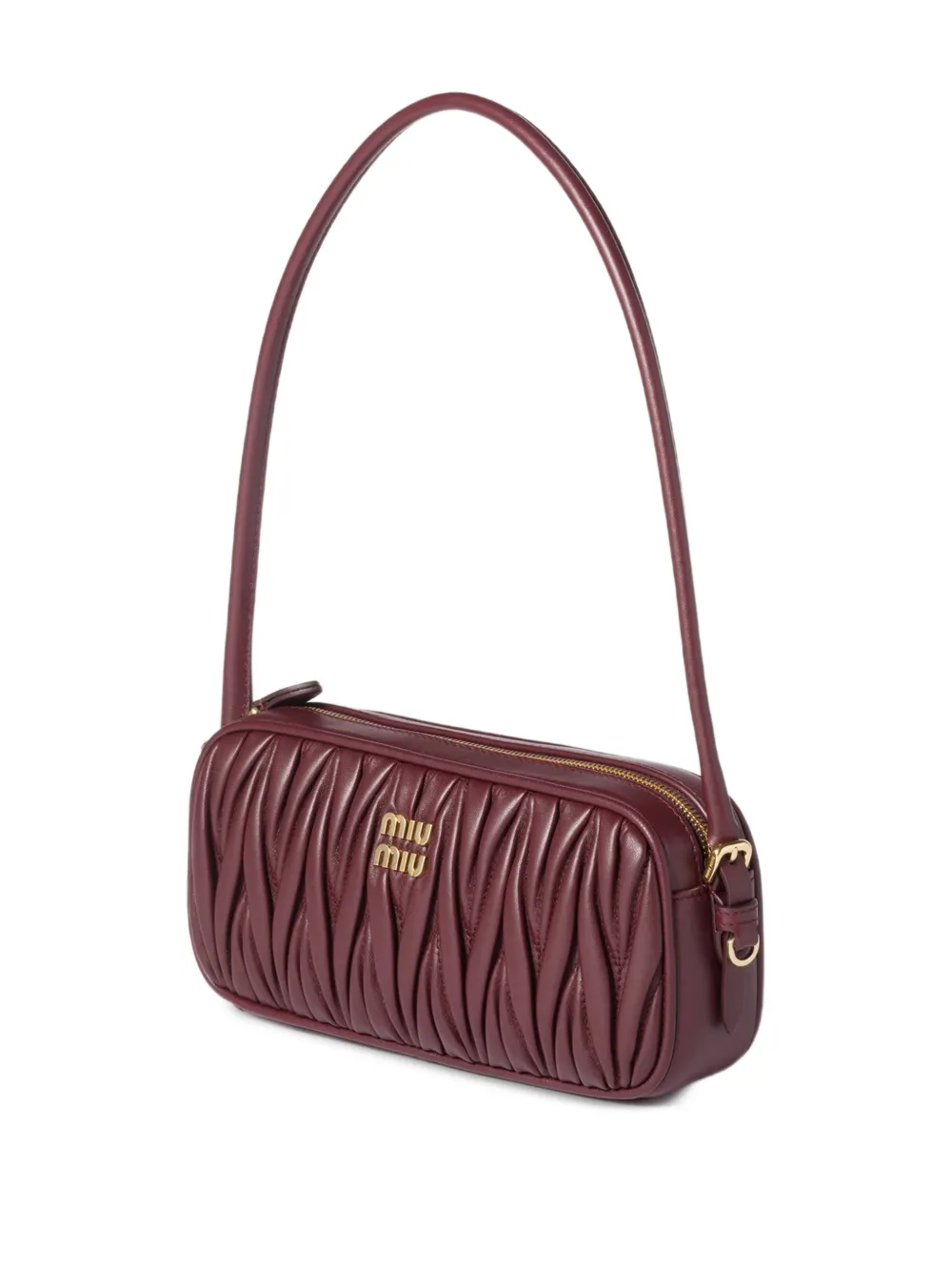  Miu Miu Adjustable-strap Leather Clutch Bag - Red 
