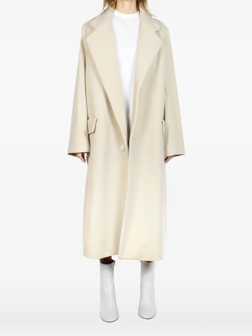 Malloni Cappotto monopetto - Toni neutri