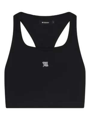 CHANEL ブラック タンクトップ 38 CHANEL | Tops | Chanel Black Cc Logo Tank Crop Top Size 38 | Poshmark