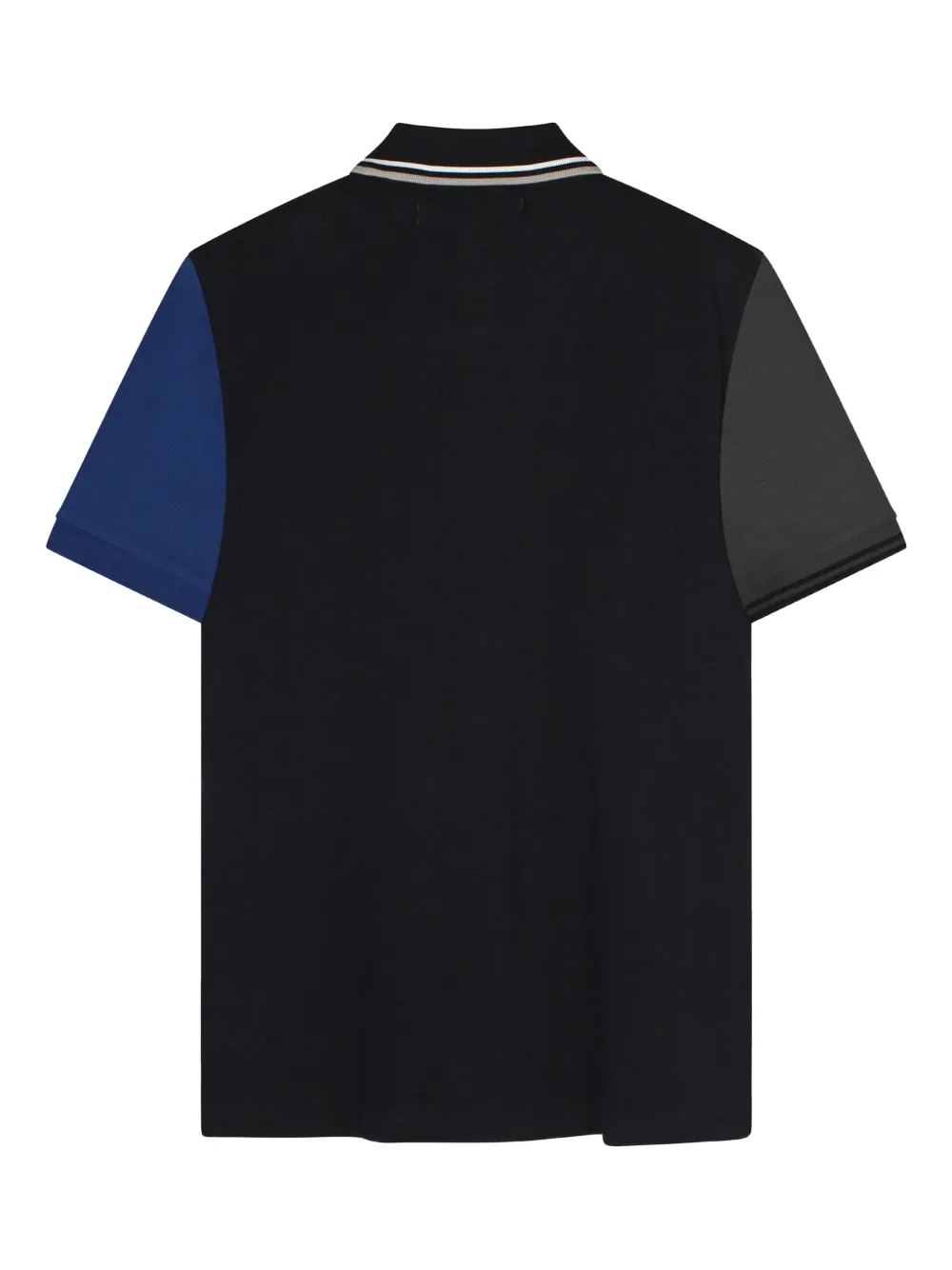Comme Des Gar&ccedil;ons Shirt x Fred Perry poloshirt met colourblocking en korte mouwen - Zwart