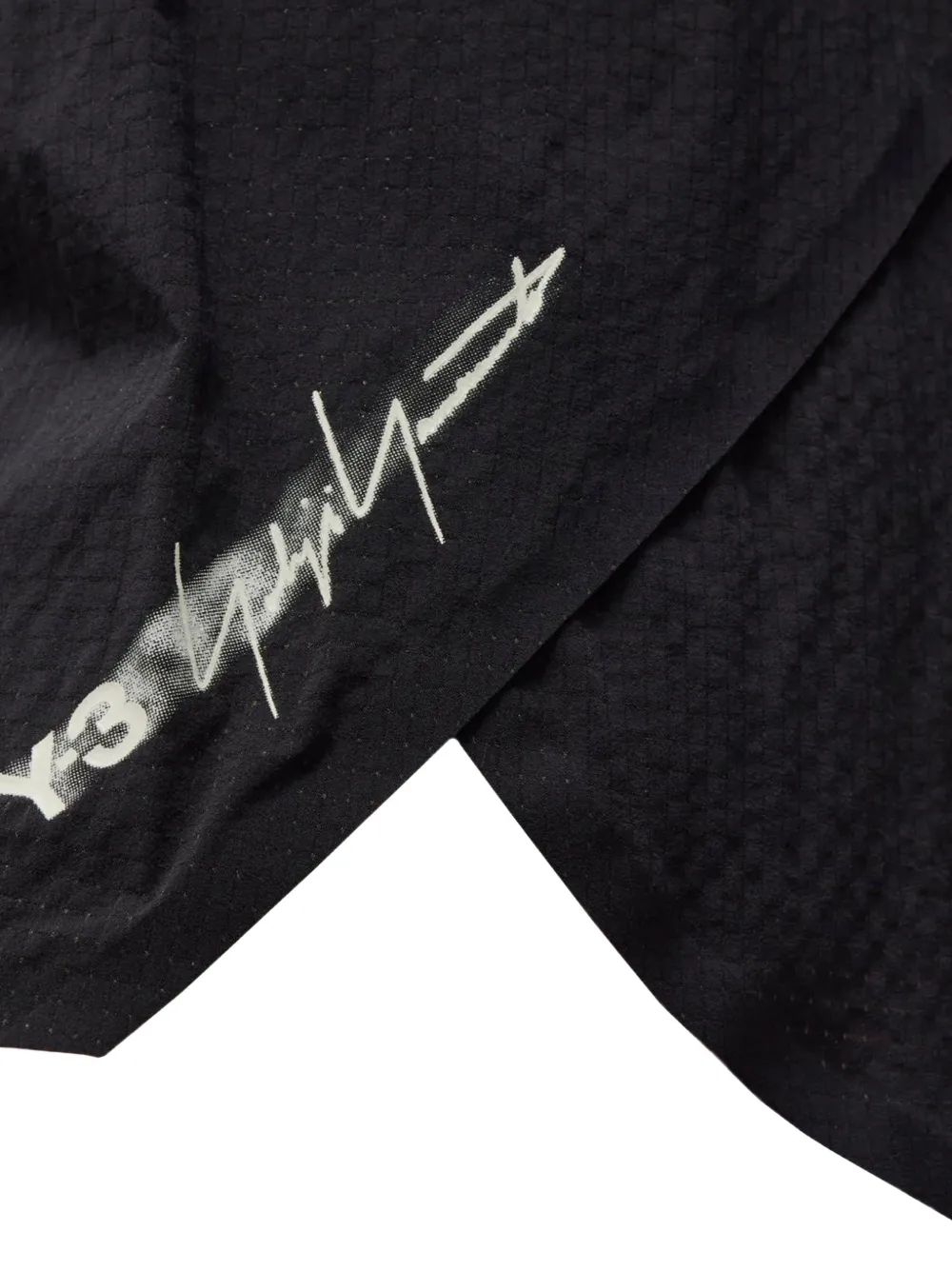 Y-3 Shorts met kenmerkende print Zwart