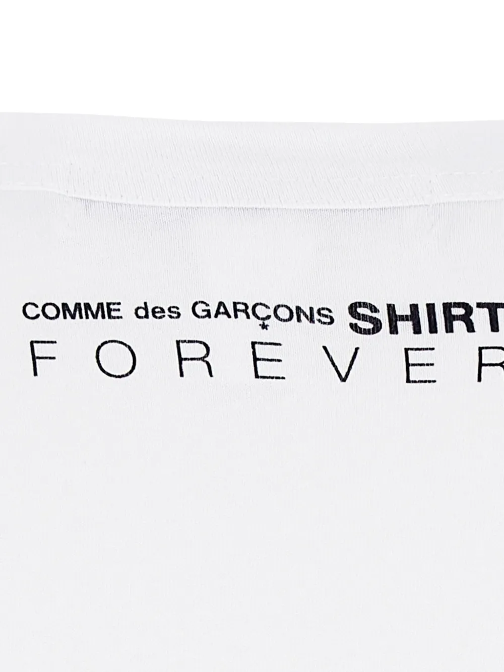 Comme Des Garçons Shirt Forever T-shirt In White