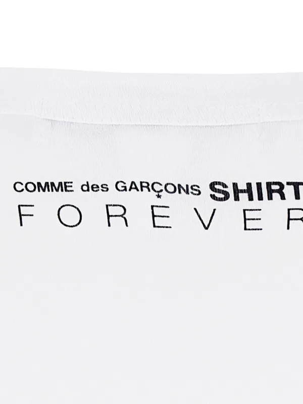 Comme Des Garçons Shirt Forever T-shirt | White | FARFETCH ZA