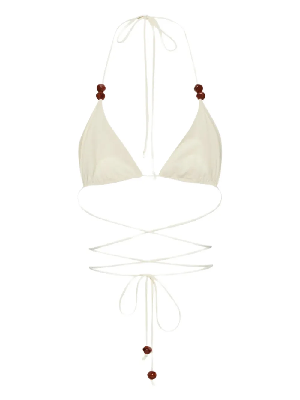  Magda Butrym Beaded Bikini - Neutrals 
