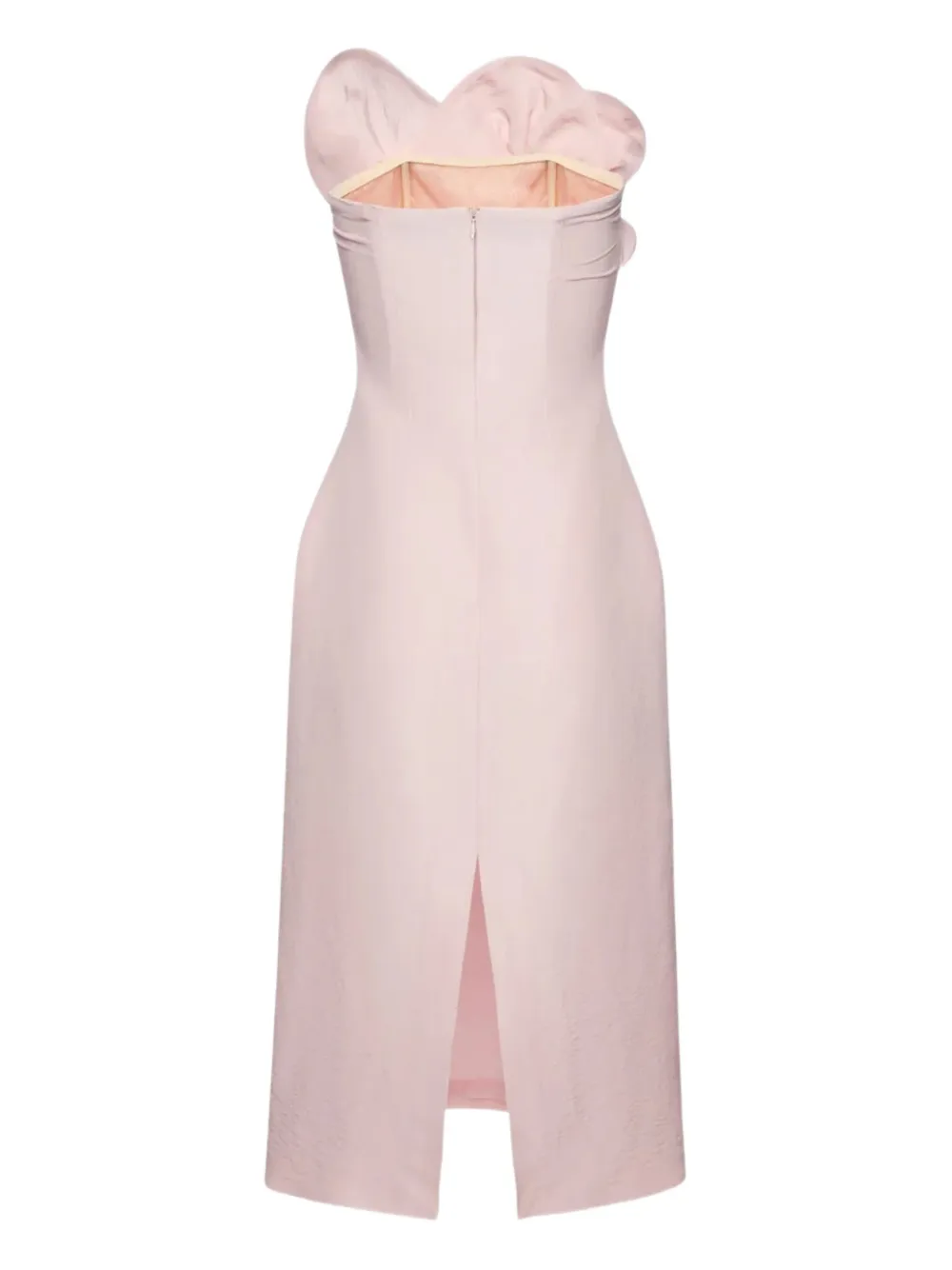 Ruffled Strapless Dress