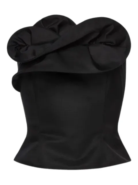Magda Butrym ruffled corset top