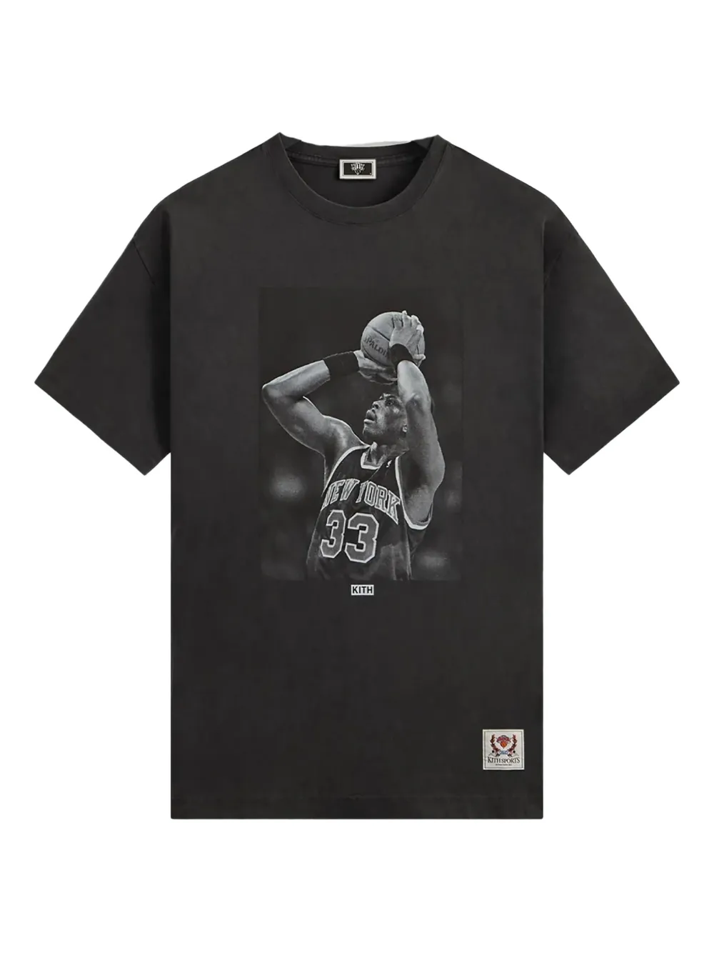 KITH x New York Knicks T-shirt girocollo Patrick Ewing - Nero