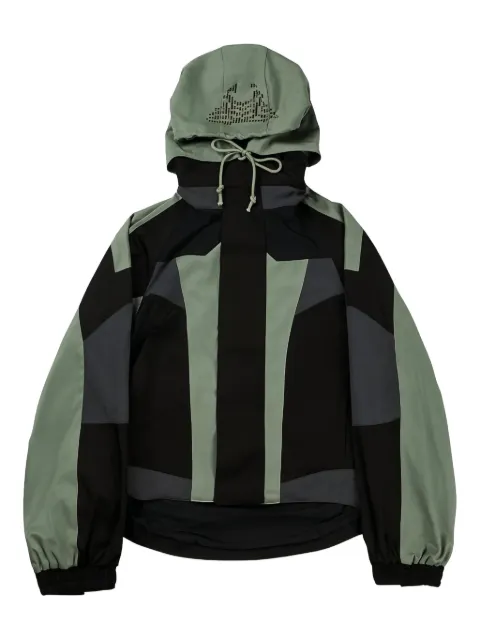 FFFPOSTALSERVICE panelled hooded jacket