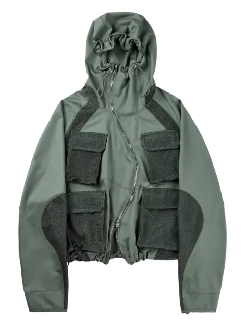 FFFPOSTALSERVICE zip-up hooded jacket