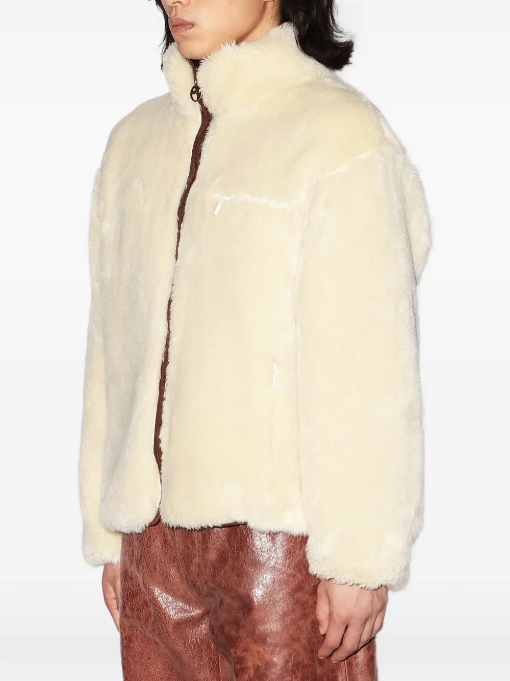  Ambush Boa Zip-fastening Jacket - Neutrals 