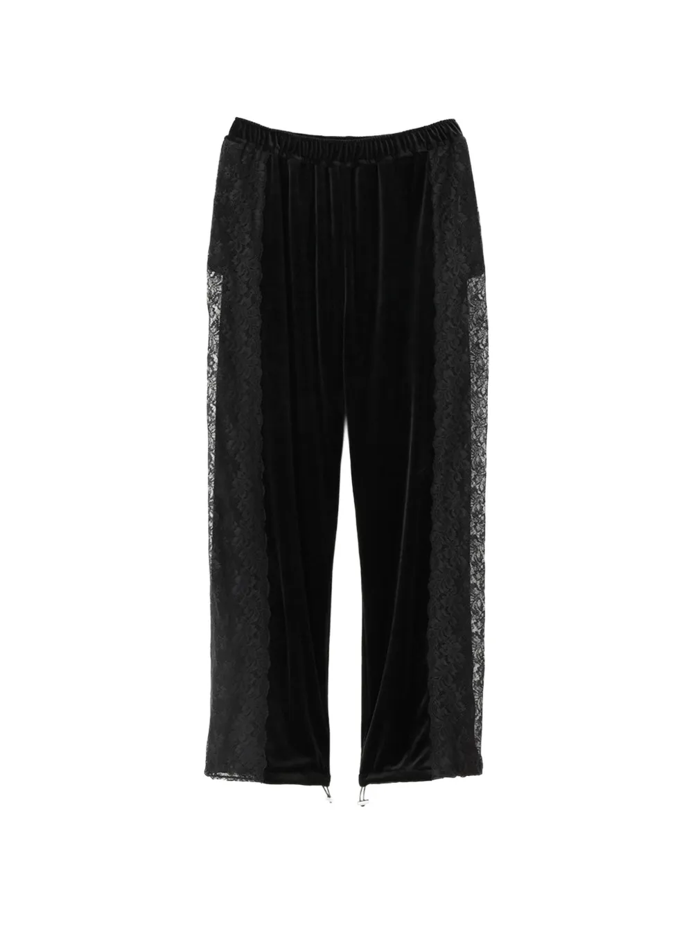 AMBUSH Pantaloni con inserti in pizzo - Nero
