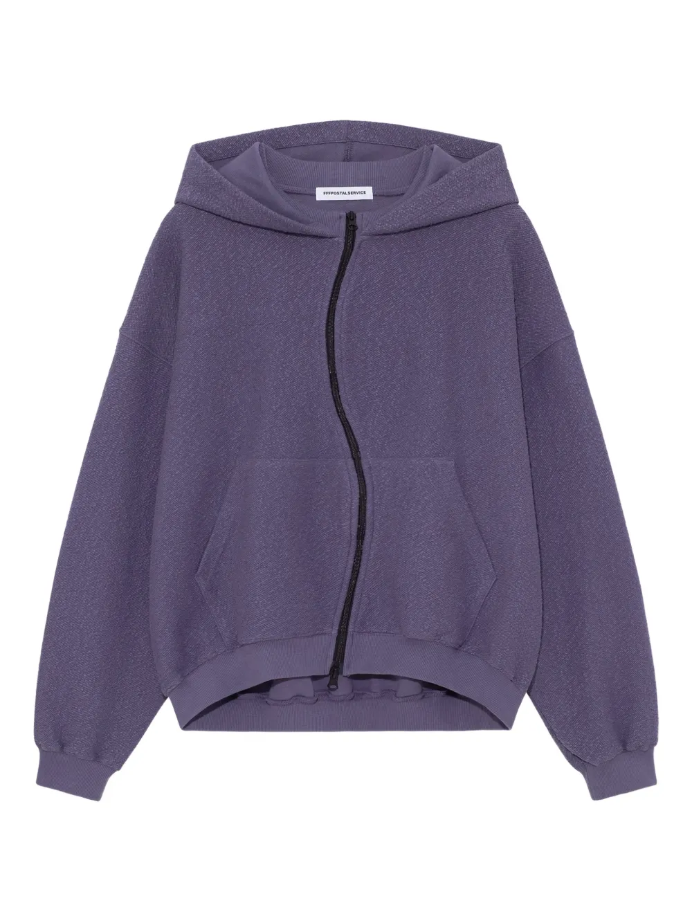 FFFPOSTALSERVICE zip-up hoodie | Purple | Image 1