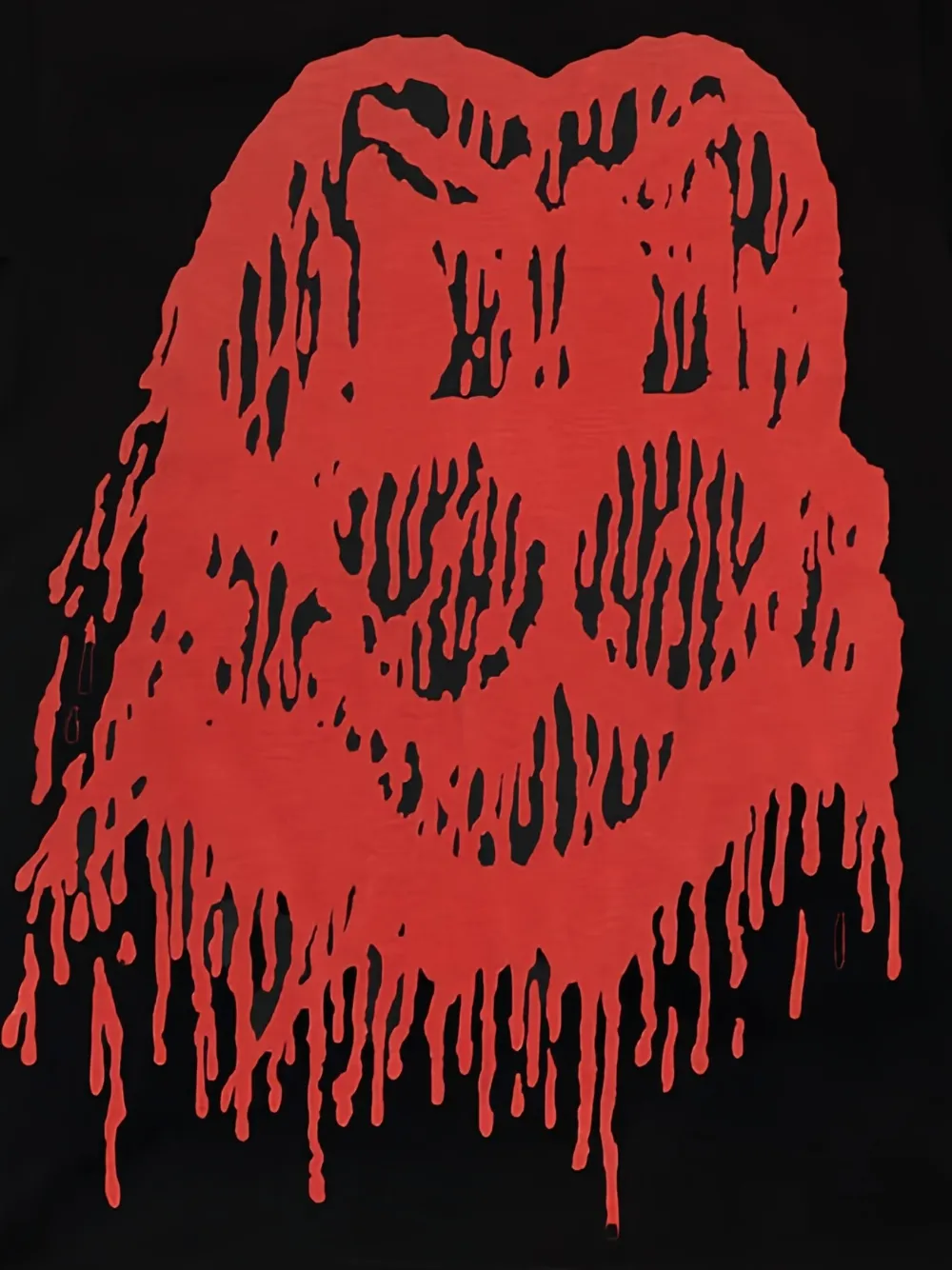 CHITO Drip graphic-print T-shirt - Zwart