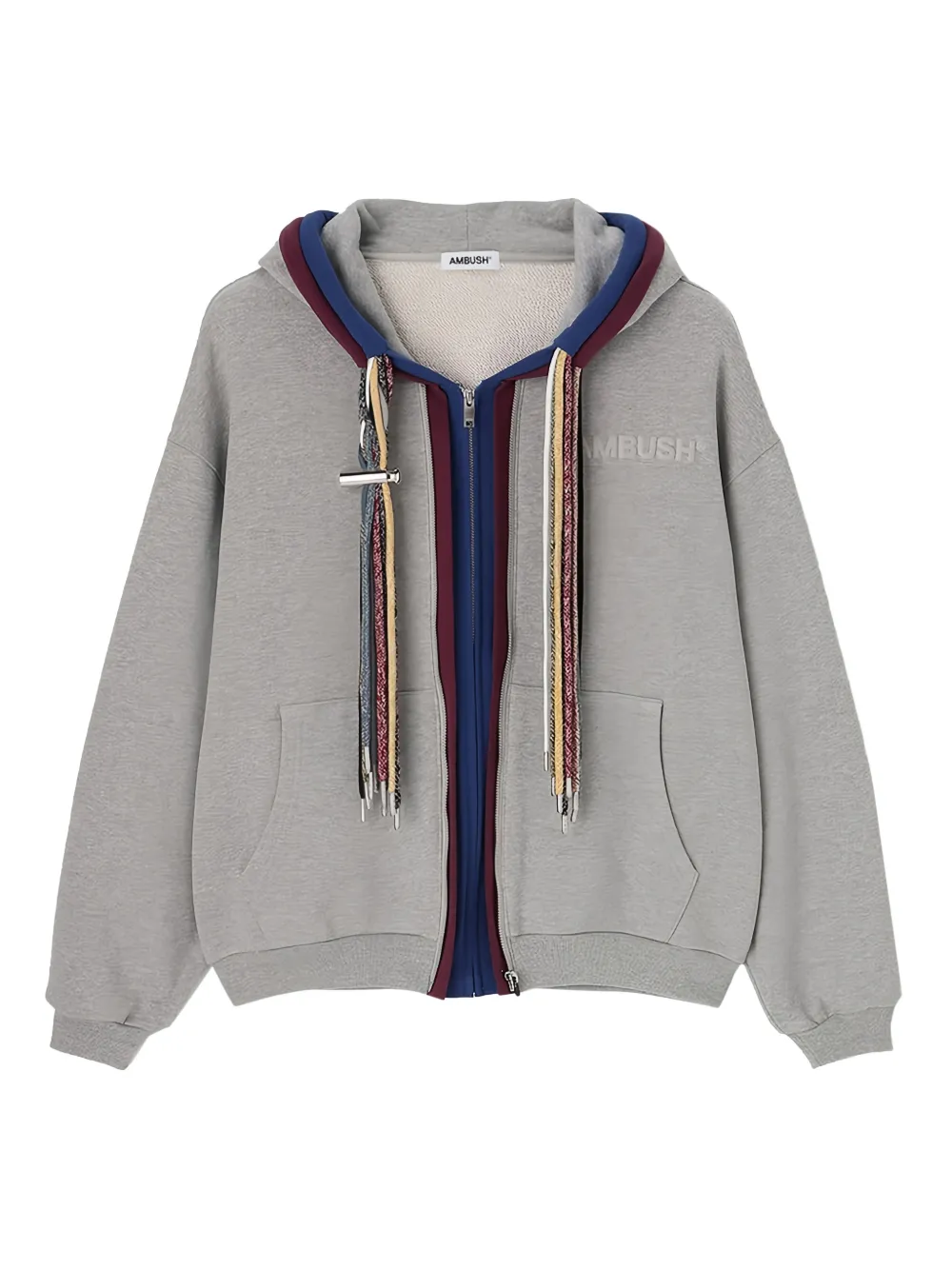 AMBUSH sudadera con capucha y cremallera | gris | Image 1