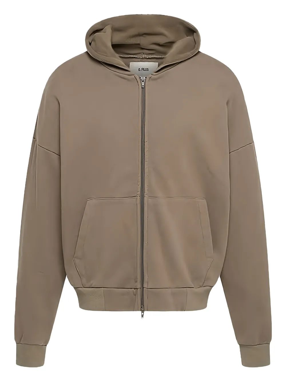 O.FILES Origami zip-up hoodie | neutro | Image 1