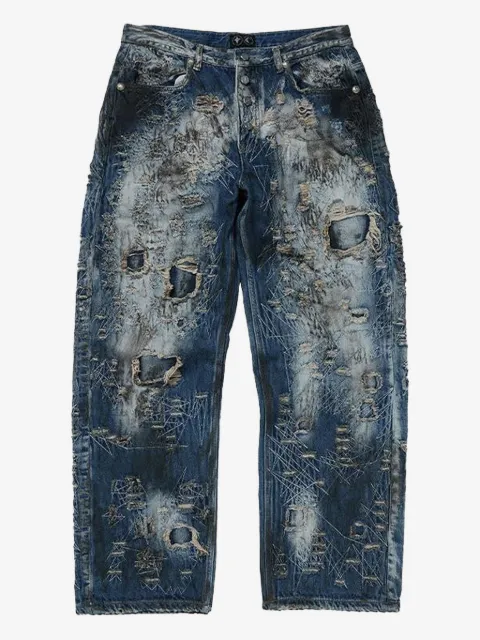 THUG CLUB Combat Casualty Care distressed ripped jeans